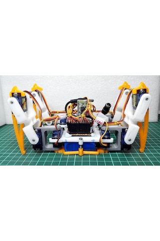 Arduino Örümcek Robot Projesi Plastik Set