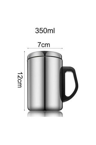 500 Ml Paslanmaz Çelik Seyahat Yalıtımlı Kupa Kahve/su/çay Bardağı 350 Ml Hediye Yeni 350 Ml