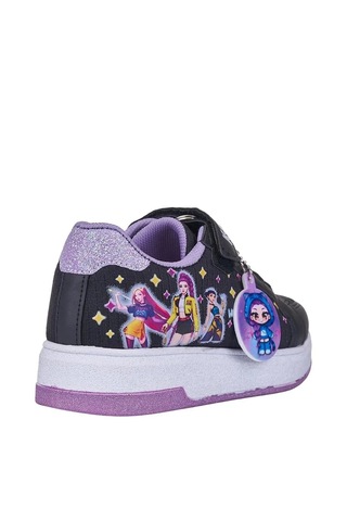 Nese Shoes K-pop Kız Çocuk Spor Ayakkabısı, Sneaker Siyah-lila