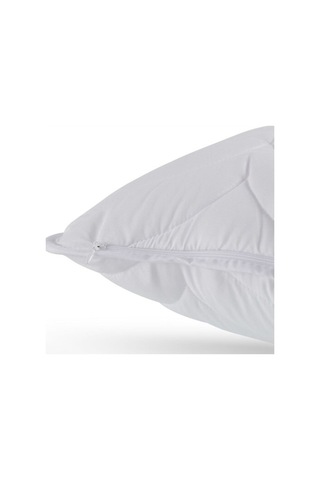 2'Lı Kapitoneli Yastık Koruyucu %100 Pamuk Fermuarlı Kapitone