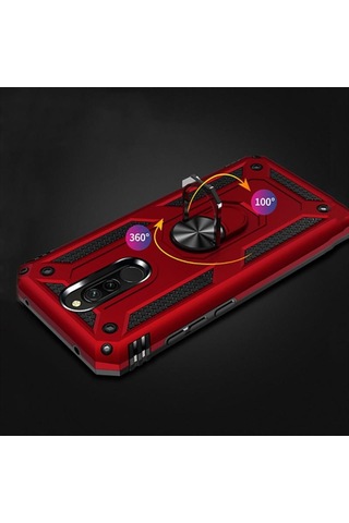 Xiaomi Redmi 8 Kılıf Zore Vega Kapak-Siyah