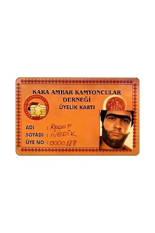 Kara Ambar Kamyoncular Derneği Kredi Kartı Kaplama & Sticker