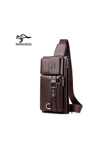 Tcherchi Çok Fonksiyonlu Büyük Kapasiteli Bel Çantası Kahverengi 001