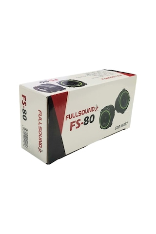 Fullsound Fs-80 8cm 500watt Dome Tweeter Takımı