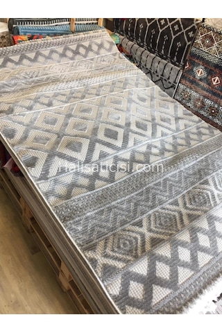 Toprak Halı Crafter 36734 Gri