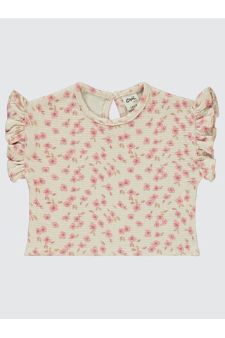 Civil Baby Kız Bebek Şortlu Takım 6-18 Ay Bej Bej