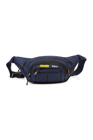 Tuldar Deri Usb Kulaklık Çıkışlı Crossbody Çapraz Göğüs Omuz Ve Bel Çantası Tul360 Lacivert