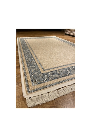 Velvet 562aa Mavi-krem Halı Çok Renkli