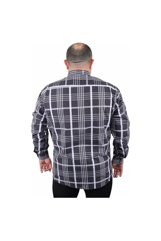 Starbattal Büyük Beden Erkek Cepli Gömlek Milagro 23370 SIYAH Siyah