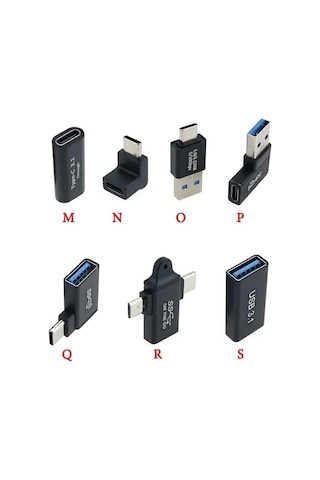 Castleofangels Usb 3.0 & Usb 2.0 Hub, Usb C Type C Hub, 7-port Multi-port Extender, 5gbps High-speed For Pc & Laptop