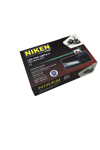 Nıken 12v H7 Csp Led Xenon Far Ampul Seti 6500k 8000 Lümen