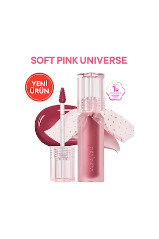 Peripera Doğal Tonlarda Uzun Süre Kalıcı Işıltılı Tint Perıpera Water Bare Tint 17 Rosy Boom Up
