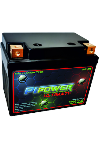 Pipower Ultimate Compact 12v2,6a Lifepo4 Lityum Motosiklet Akü...