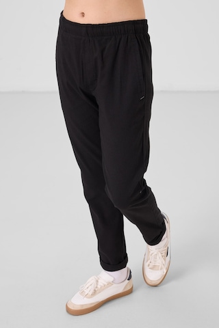 Tommy Life Siyah Standart Fit Dokuma Hafif Esnek Chino Erkek Çocuk Pantolon - 11272 Siyah