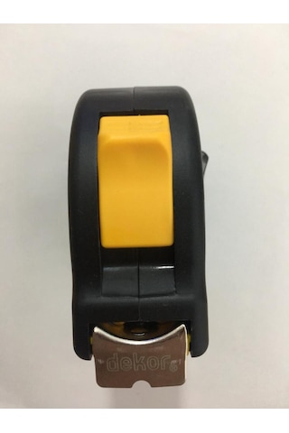 Dekor Şerit Metre Siyah 8m 25 MM 307