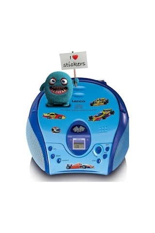 Lenco Scd-24bu Kids - Cd Çalarlı Taşınabilir Stereo Fm Radyo - Mavi