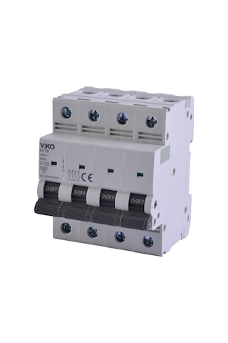 Viko 6vtb-4c125 Otomatik Sigorta 6ka C Tipi 4 Kutup 125a 10