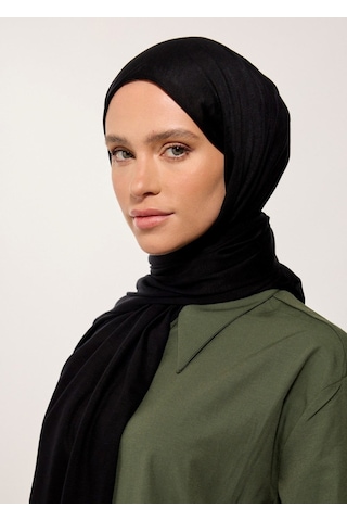 Mayovera Tesettür Şal-siyah Siyah