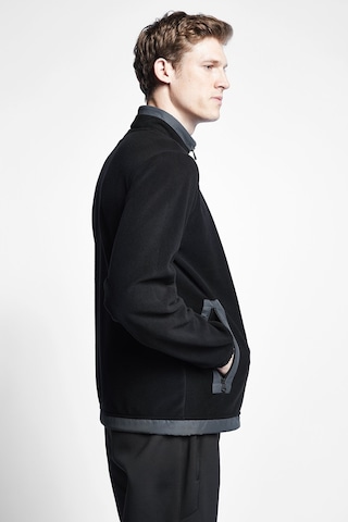 Lescon Siyah Erkek Polar Fermuarlı Sweatshirt 22K-1068 Siyah