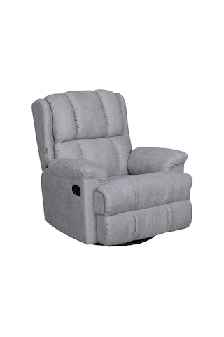 Siena Döner Mekanizmalı Baba Ve Tv Koltuğu-bej-gri Kumaş 87x97x98 Cm Gxyxd