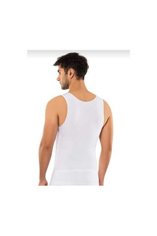Erdem 650 Erkek Seamless Korse Atlet 3 Adet Beyaz