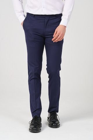 Slim Fit Erkek Kumaş Pantolon İndigo