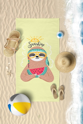 Hello Sunshine Dijital Baskılı 70x140 Cm Çocuk Plaj Havlusu