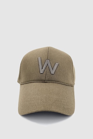 Wuclo W Nakışlı Ayarlanabilir Unisex Spor, Günlük Ve Outdoor Şapka / Kep Haki