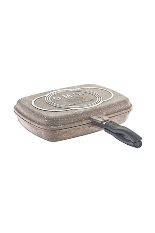 Oms Granit 36X26X9 Cm Balık Tava 3215 Kahverengi