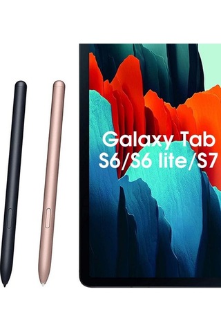 Fonken Samsung Galaxy Tab S7/S6 Lite Uyumlu Yüksek Kaliteli Elektromanyetik Kapasitif Stylus Kalem Altın