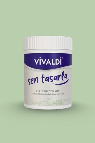 Vivaldi Tüm Yüzeyler İçin Su Bazlı Akrilik Yenileme Boyası 0,5 L