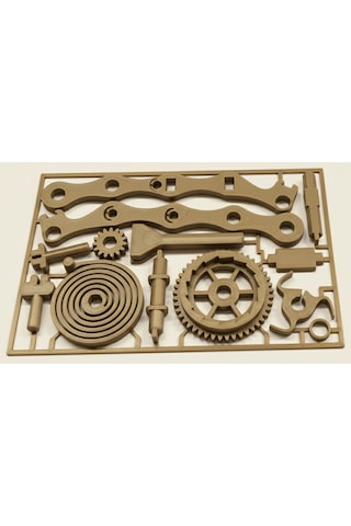 Kurmalı Araba Kit Card - Eğitici Oyuncak