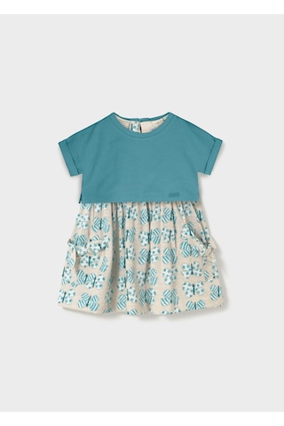 Mayoral 1918 Kız Çocuk Yeşil 2 Li Elbise Yeşil