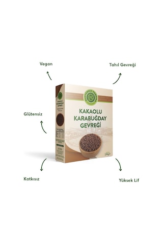 Glutensiz Fabrika Glutensiz Kakaolu Karabuğday Gevreği 250 G