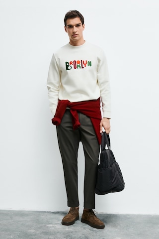 Lufian Fınn Erkek Sweatshirt Kırık Beyaz Kırık Beyaz 112030202100510