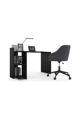 Malta Ofis Masası - Siyah