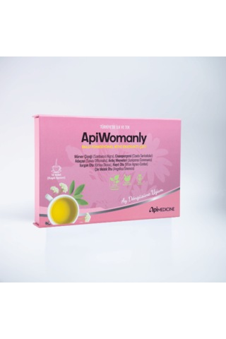 Apimedicine Apiwomanly Ballı Fonksiyonel Bitki Ekstrakt Çayı 12'li Paket - Kadınlar İçin Günlük Yaşam Destekleyici Kaşık Çay