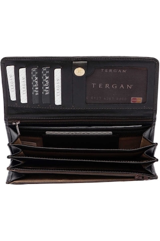 Tergan Kahve Deri Kadın Cüzdan - S1cb00005783-d38 Kahverengi