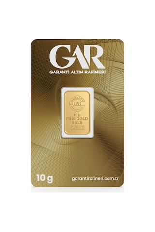 Garanti Gold 10 gr Gram Külçe Altın 24 Ayar