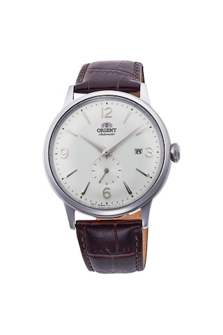 Orient Bambino Ra-ap0002s30b Otomatik Deri Kahverengi Beyaz Kadran 41 Mm Erkek Kol Saati Gri