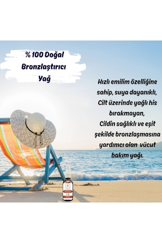 Sera Natura Havuç Yağı & Kakao Yağı Özlü Bronzlaştırıcı Yağ 50 ML