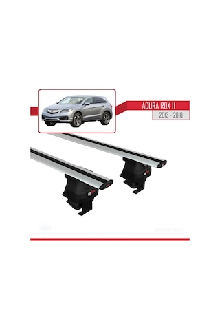 Acura Rdx Iı 2013-2018 Arası İle Uyumlu Ace-4 Ara Atkı Tavan Barı Gri