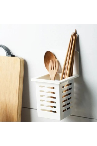 Padalink Duvar Takılı Multifonksiyonel Mutfak Gereçleri Rafı - Abs Malzeme, Kurutma Ve Organize Etme Özelliği, Delme Yok Kurulum Beyaz