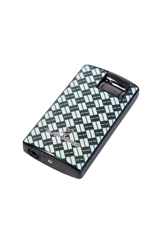 Black Martin Tek Torch Pürmüz Karbon Desenli Yeşil Puro Çakmağı - Tr9296