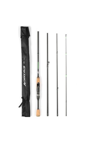 Taşınabilir Seyahat İplik Olta Hafif Karbon Fiber 4 Parça Olta Kamışı, Seçenek 2.2m