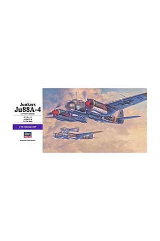 1/72 Junkers Ju88a-4 Savaş Uçağı Maketi, Hasegawa 00555