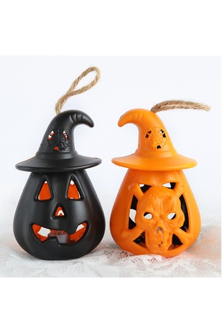 Monyee Siyah Kürke Led Işıklı Dekoratif Makyaj, Halloween Partisi Sahne Düzenleme Aleti, Reçine Materyal, 3xlr1130 Pil İle Çalışır Diğer