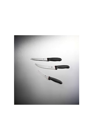 Victorinox 15cm Siyah Fibrox Sıyırma Bıçağı