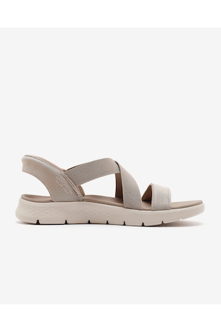 Skechers Go Walk Flex Sandal Kadın Bej Sandalet 141489 Tpe Bej