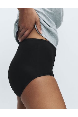 Marks & Spencer 5'li Cotton Lycra Full Brief Külot Seti T61004934p Siyah